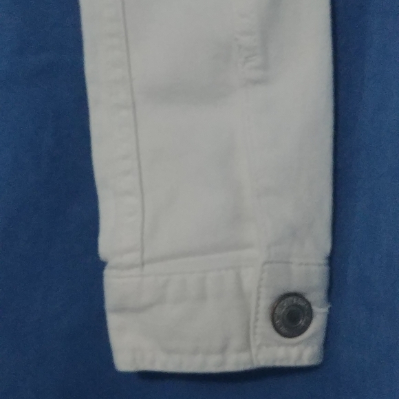 American Eagles Ladies Cropped Denium Style Jacket 100% Cotton - Picture 10 of 16